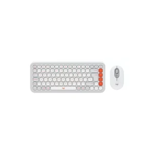 Combo Inalámbrico Logitech POP Icon Blanco