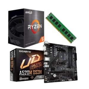 Combo Ecovision Amd Ryzen 5 5500 + Mother + 8Gb