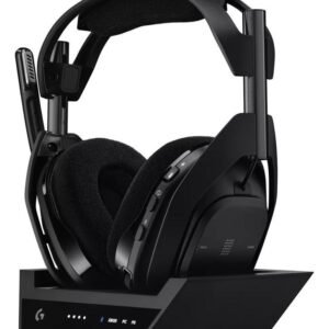 Auricular Gamer Inalámbrica + Base, Logitech Astro A50 X Negro