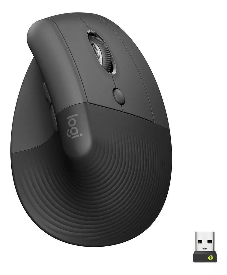 Mouse Ergonómico Logitech Lift Vertical Left Avanzado Zurdo