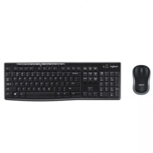 Teclado y Mouse Inalámbrico Logitech (MK270) Negro