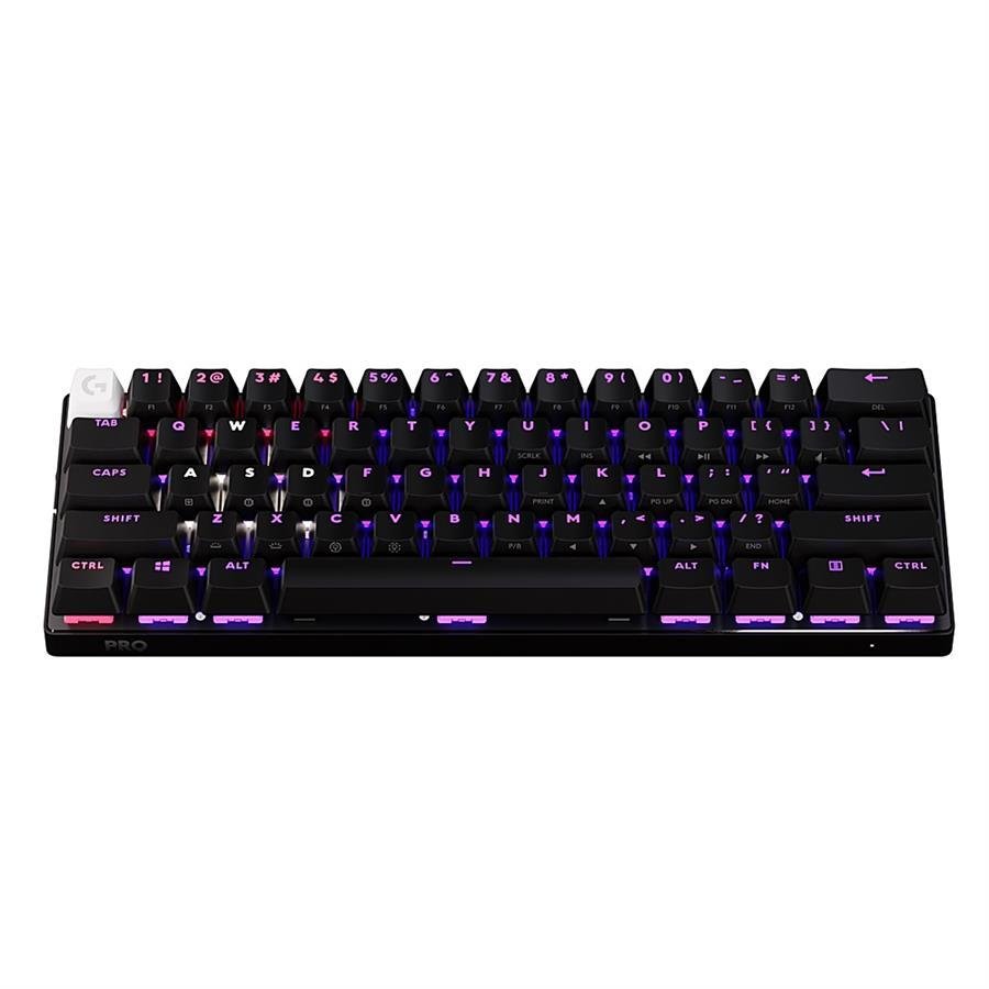 Teclado Gamer Logitech Pro X 60, Inalámbrico Lightspeed Negro