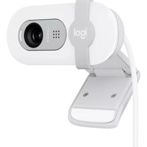 Cámara Web Full Hd 1080P, Rightlight 2, Logitech Brio 100 Blanco