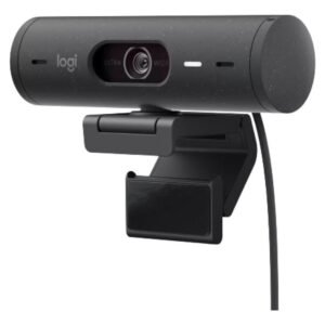 Webcam Full Hd 1080P, Rightlight 4, Logitech Brio 500 Negro
