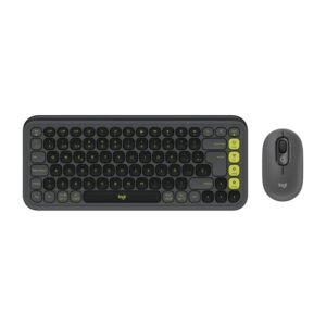 Combo Teclado Y Mouse Bluetooth Logitech Pop Icon Grafito Esp Lat