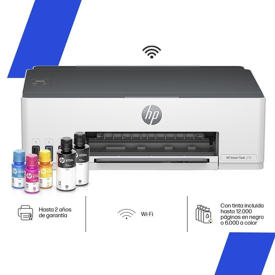 A7 Impresora HP Smart Tank 210 (3D4L3A) Wifi/Usb