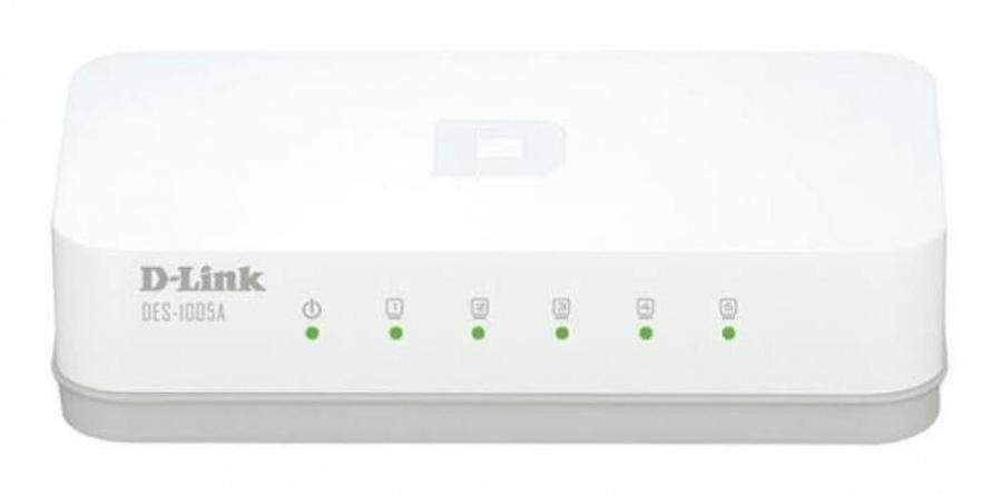 Switch d-link des-1005a 5 puertos 10/100mbps