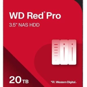 Disco Rigido 20 Tb Wd Red Pro Nas Sata 3 7200rpm 512mb Cmr