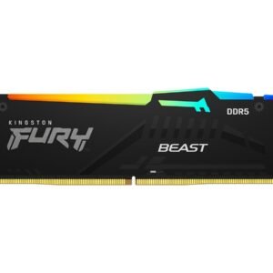 Memoria RAM Kingston 16GB DDR5 5600Mhz Fury Beast Black RGB