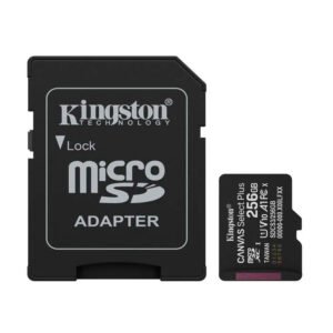 Tarjeta de memoria Kingston 256gb Micro SD Canvas Select Plus Gen 3