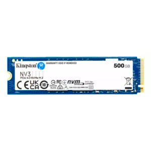 Disco Solido Interno Kingston 500GB NV3 PCIE NVME M2