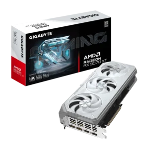 Placa de Video GIGABYTE Radeon RX 9070 XT GAMING OC ICE 16G