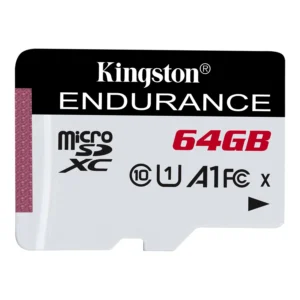 Tarjeta de Memoria KINGSTON High Endurance MicroSDXC 64GB UHS-I U1 V10 A1 95MB/s