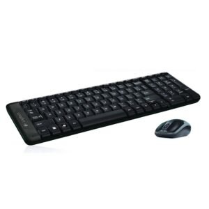 Teclado y Mouse Inalámbrico Logitech (MK220) Negro