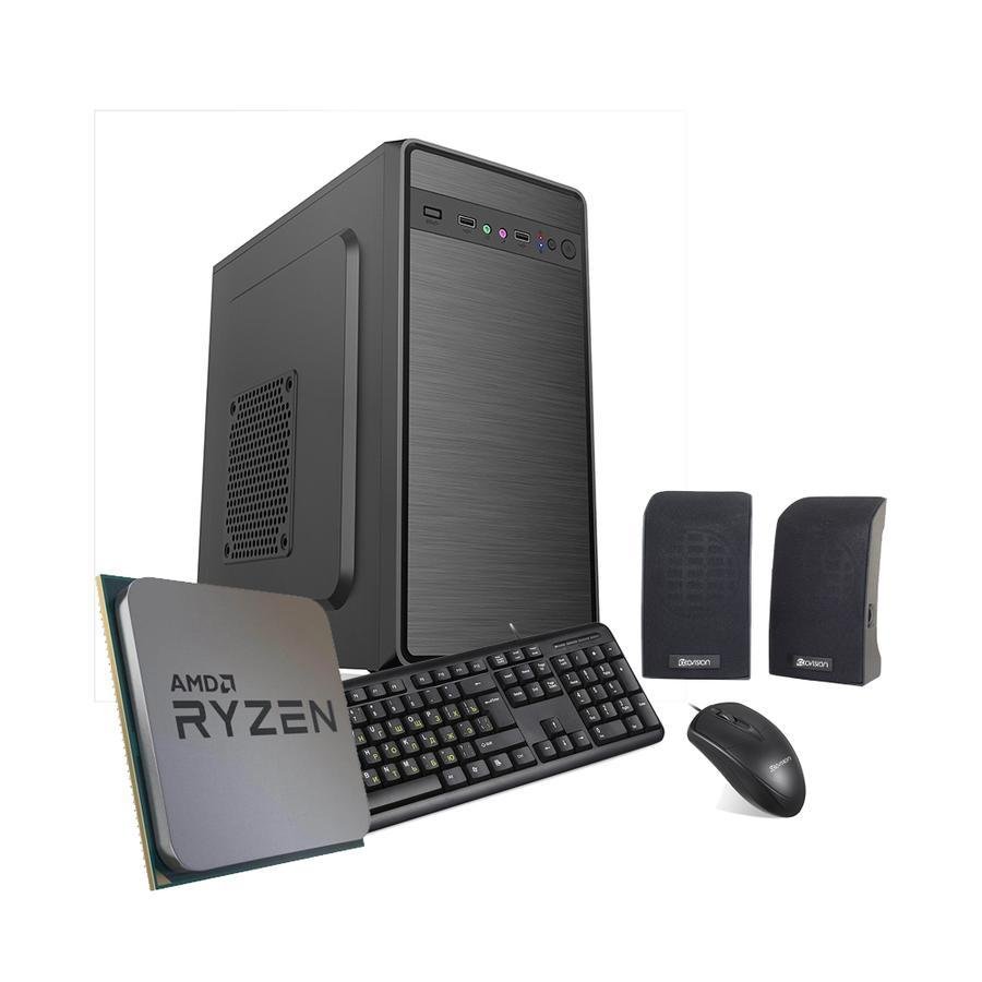 Pc Ecovision Amd Ryzen 5 3400G + 16Gb + 480Gb + Monitor 19