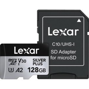 Tarjeta Micro SD Lexar Silver Plus 128GB UHS-I