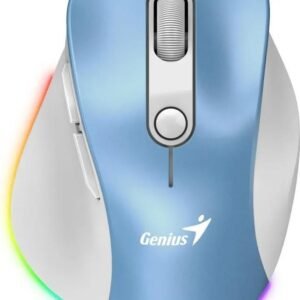 Mouse Inalambrico Genius Ergo 9000S Pro Celeste