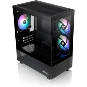 GABINETE THERMALTAKE VIEW 170 TG ARGB BLACK TEMPERED GLASS