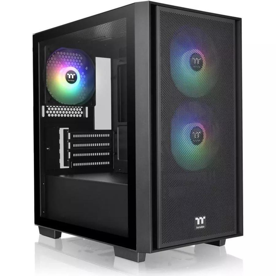 GABINETE GAMER THERMALTAKE VERSA H16 TG ARGB BLACK TEMP GLASS