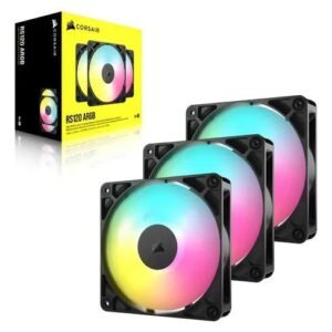 Fan Cooler Corsair Rs120 120Mm Triple Pack Black