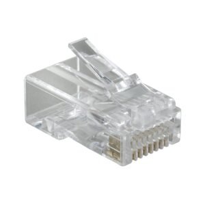 Cable de red Actassi UTP CAT 5E PULL THR PLUG PK 10