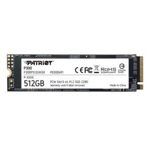 Disco Solido Ssd 512 Gb Nvme Patriot P300 P300P512GM28
