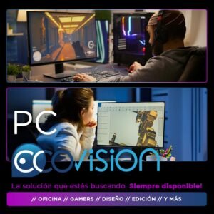 Pc Ecovision AMD Ryzen 7 5700 + 16Gb + 480Gb + RTX3050