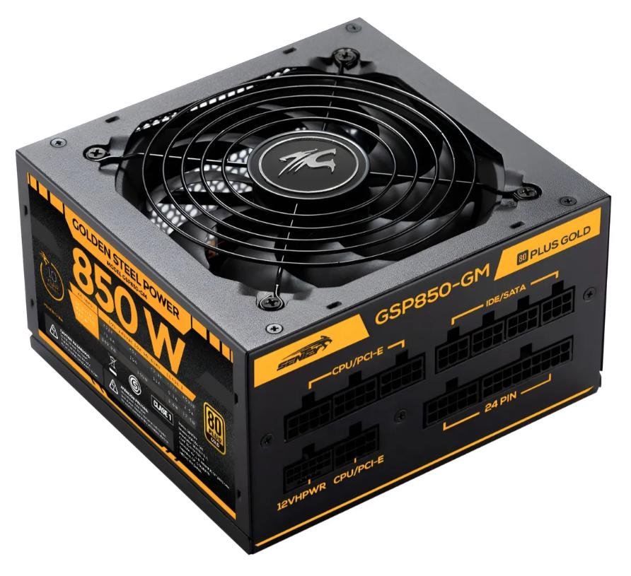Fuente Sentey 850W (GSP850-GM) 80 Plus Gold