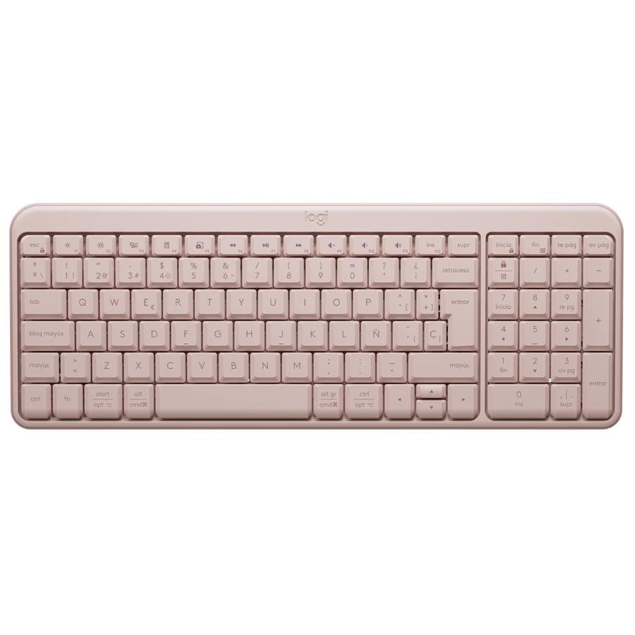 Teclado Logitech Bluetooth K250 Rosa