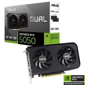 Placa De Video Asus Geforce Rtx 5050 8G Dual GDDR6 OC