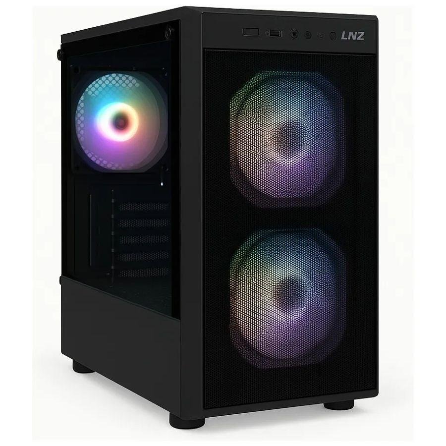 Gabinete Gamer LNZ M11 Mesh 3 Coolers FRGB Vidrio Templado