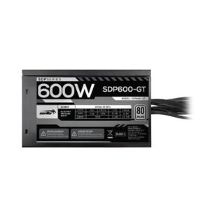 Fuente Sentey 600w SDP600-GT 80 Plus White Certificada ATX Negro