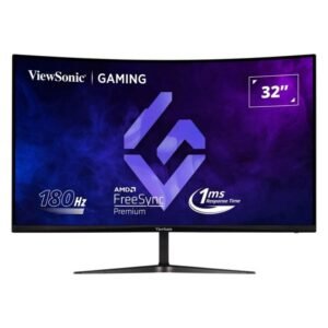 Monitor Gamer Curvo 32" ViewSonic VX3218C-2K QHD 1440p 180Hz 1ms FreeSync