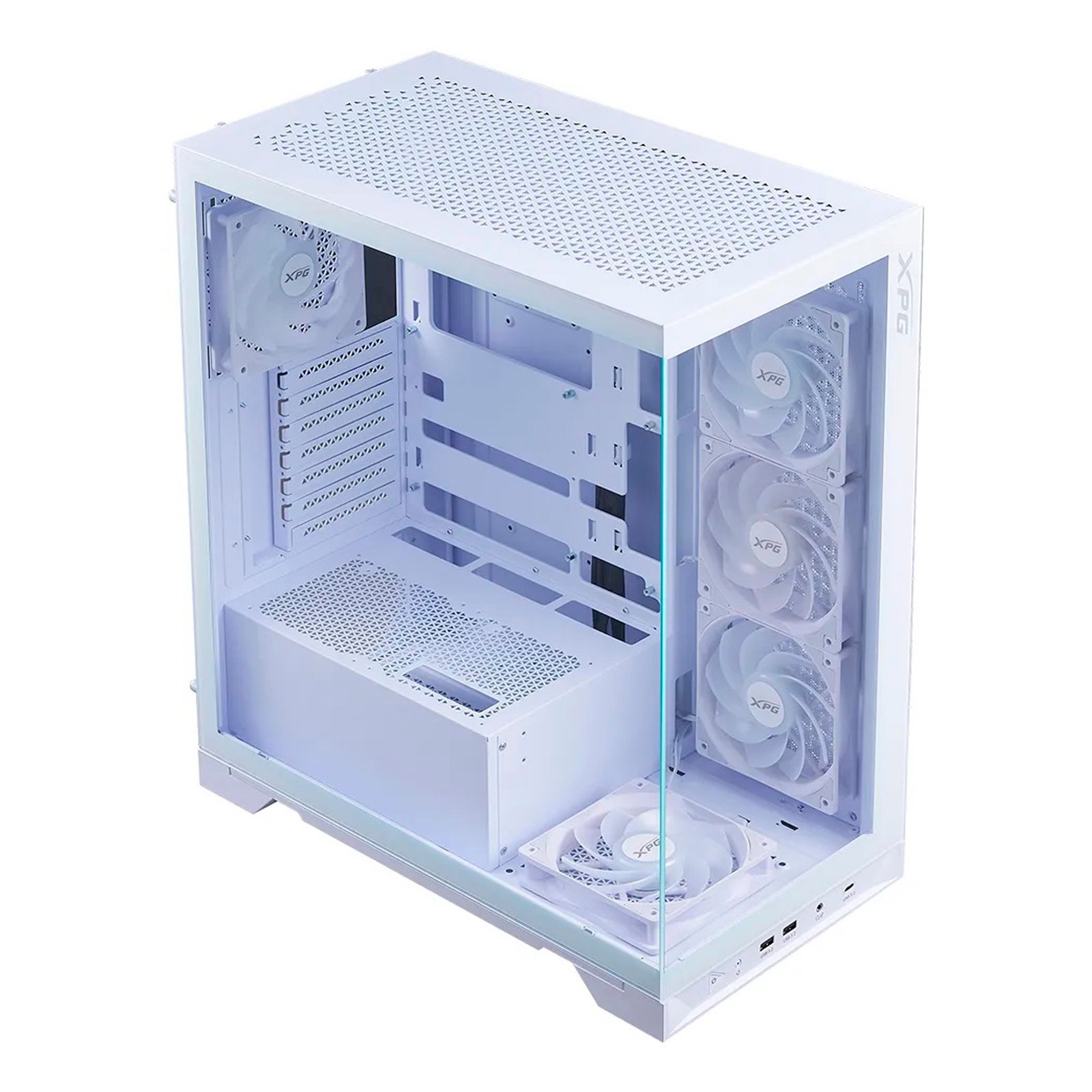 Gabinete XPG INVADER X BTF Media Torre Blanco ARGB