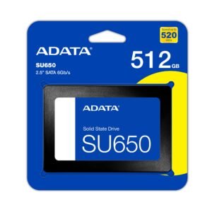 Disco Solido Interno SSD ADATA SU650 512GB 2.5" SATA ASU650SS-512GT-R