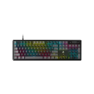 Teclado gamer mecánico Corsair K70 CORE RGB USB Gris EN