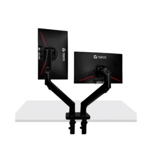 Soporte Doble Monitor Teros TE-7114 Brazo Articulado 22" a 32"