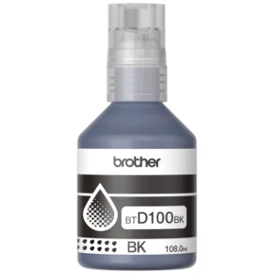 Botella de tinta Brother BTD100 Negra