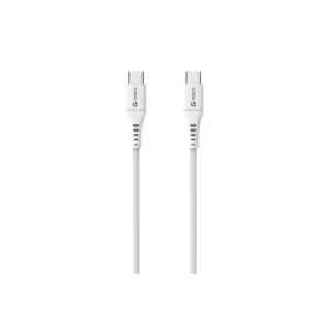 Cable Teros TE-70208W USB-C to USB-C Cable 100W 480MB/s 1m White