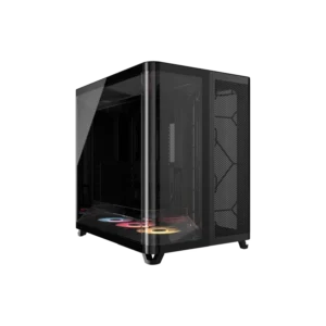 Gabinete CORSAIR ARGB AIR 5400 RS-R Mid Tower con triple cámara Negro